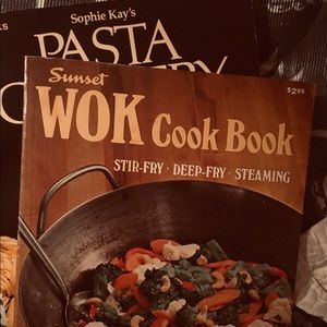 Vintage paperback cookbooks
